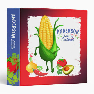 Mexican southwest cookbook personalized recipe binder