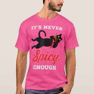 Mexican Spicy Food Shirt Hot Chili Red Pepper Blac