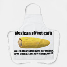 Mexican Street Corn Apron, Medium