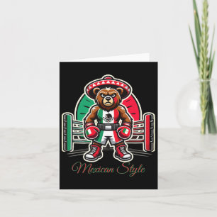 Mexican Style Mexican Boxing For Boys  Card