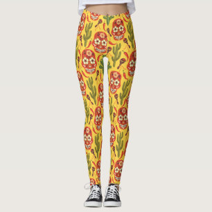 MEXICAN STYLE PATTERN Leggings