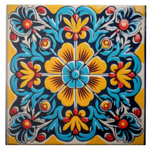 Mexican style themed pattern  tile