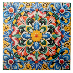 Mexican style themed pattern  tile