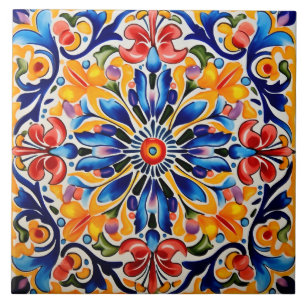 Mexican style themed pattern  tile