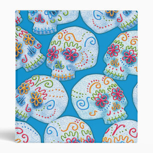 Mexican Sugar Skulls Binder