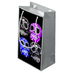 Mexican Sugar skulls gift bag