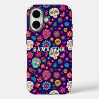 Mexican Sugar Skulls Pattern iPhone / iPad case
