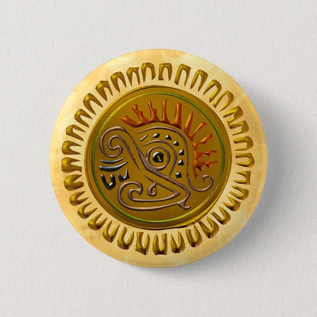 Mexican Sunbird 2 Inch Round Button (Front)