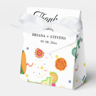 Mexican Taco Bou Love Bridal Shower Party Favor Box