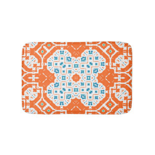 Mexican Talavera: Antique Ceramic Seamless Bath Mat
