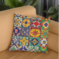 Mexican Talavera Pottery Tile Fiesta