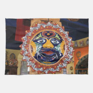 Mexican Talavera style sun Kitchen Towel
