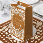 Mexican talavera terracotta bridal shower favour small gift bag<br><div class="desc">Mexican talavera terracotta bridal shower monogrammed customized thank you favour gift bag template,  brown and white talavera style bridal shower personalized favour bag papel picado bridal shower printed gift bags mustard talavera bridal shower personalized favour gift bags vintage talavera gift bags Mexican bridal shower favours</div>