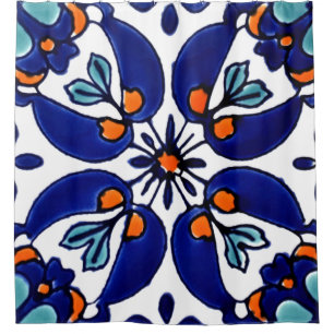 Mexican Talavera Terracotta Tile Design No. 1