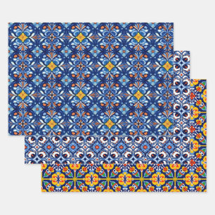 Mexican Talavera Wrapping Paper