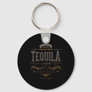 Mexican Tequila Cinco De Mayo Vintage Distressed L Keychain