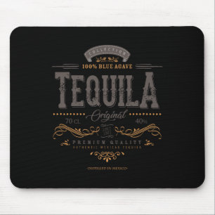 Mexican Tequila Cinco De Mayo Vintage Distressed L Mouse Pad
