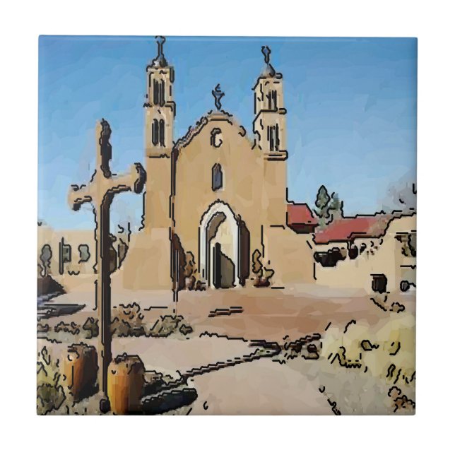 Mexican Tile,Old Spanish Mission Tile (Front)