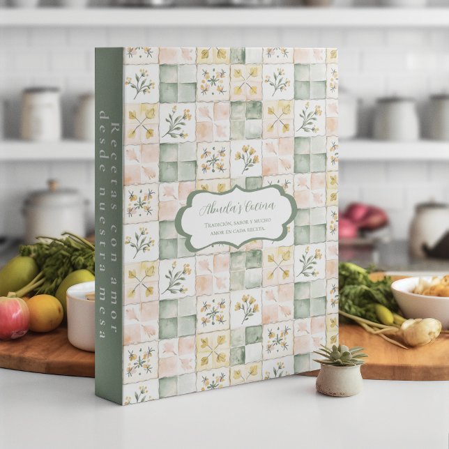 Mexican Tile Pattern | Abuela’s Cocina Recipe Binder (Creator Uploaded)