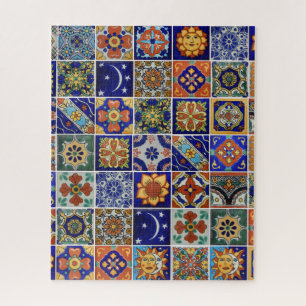 Mexican Tile Puzzle Template or USE YOUR PHOTO