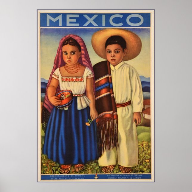 Mexican travel poster (Front)