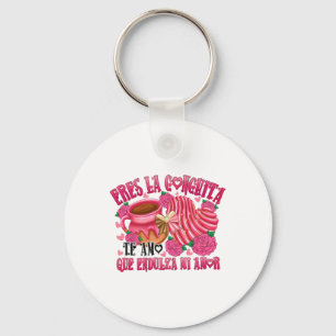 Mexican Valentine Eres La Conchita Que Endulza Mi  Keychain