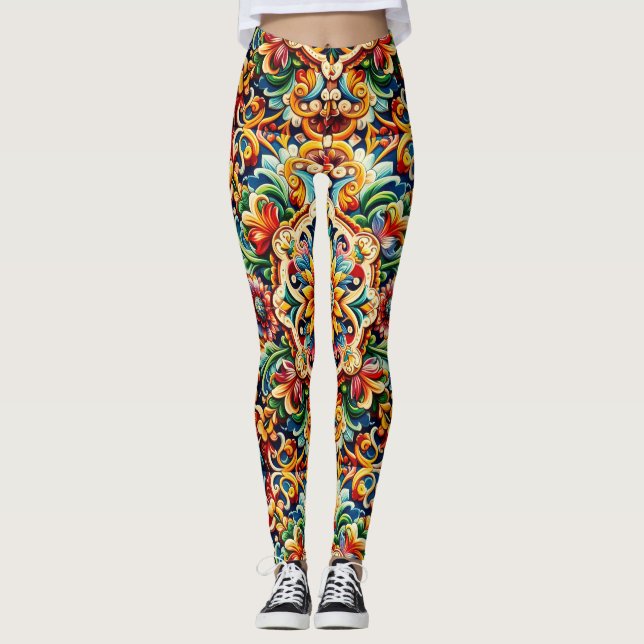 Mexican Villa Leggings (Front)
