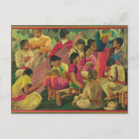 Mexican village scene