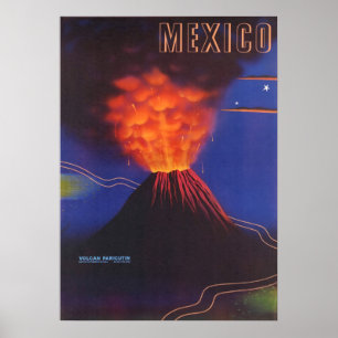 Mexican Volcano Poster