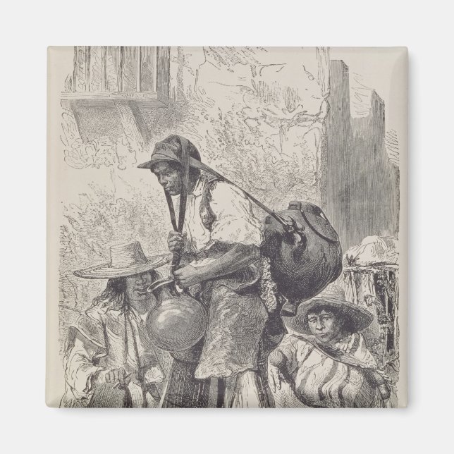 Mexican Water-Carrier Magnet (Front)