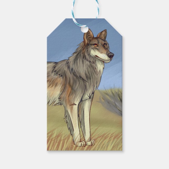 Mexican Wolf Gift Tags (Front)