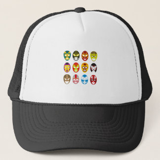 Mexican Wrestling Masks Trucker Hat