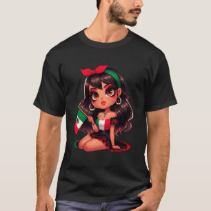 Mexicana Chula Cabrona Chingona Mexican Girl Women T-Shirt