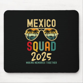 Mexico 2025 Squad Tropical Beach Family Vacation M Mouse Pad