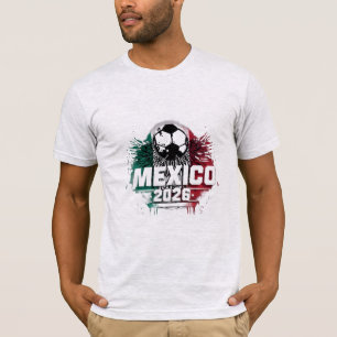 Mexico 2026 World Cup Soccer Fan T-Shirt