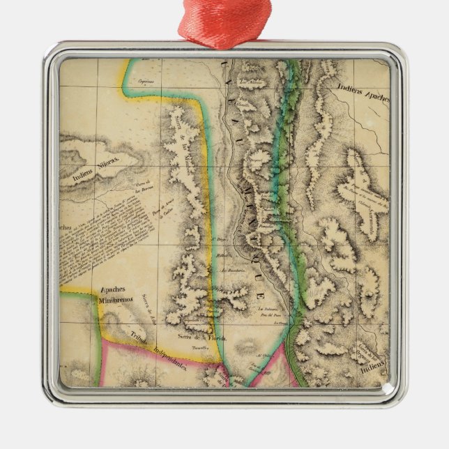 Mexico 54 metal ornament (Front)