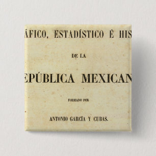 Mexico 7 2 inch square button
