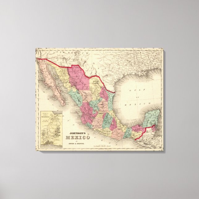 Mexico 8 canvas print (Front)