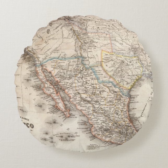 Mexico 8 round pillow (Front)