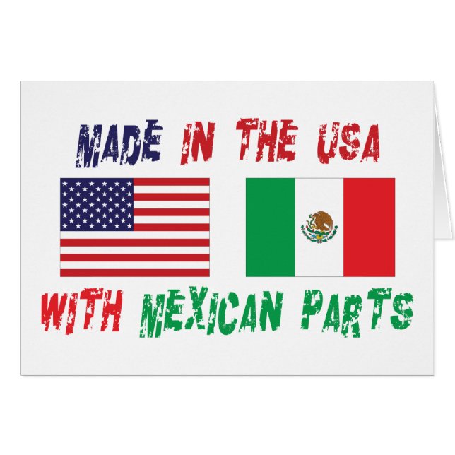 Mexico-Américains américain (Devant horizontal)