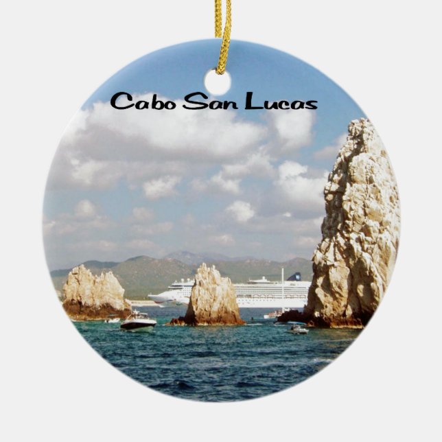 Mexico and Central America Ceramic Ornament (Front)