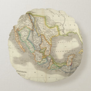 Mexico and Guatamala Round Pillow