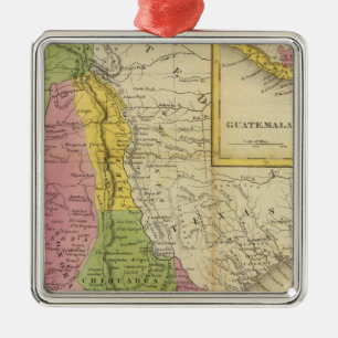 Mexico and Guatemala 2 Metal Ornament