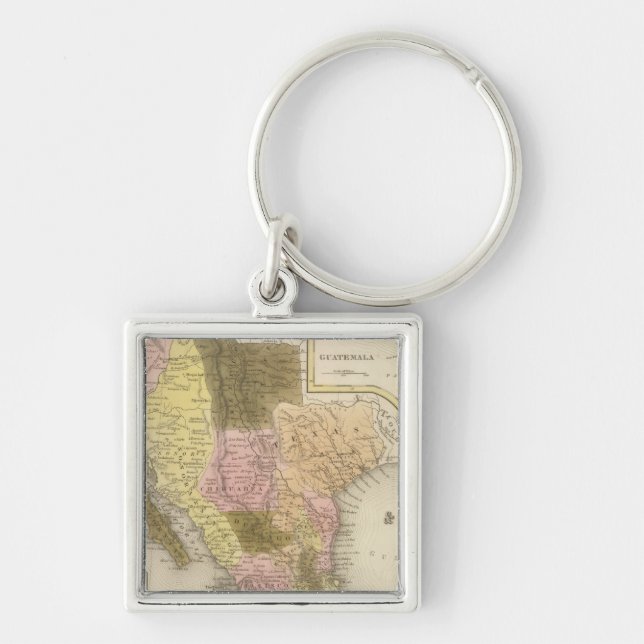 Mexico and Guatemala 5 Keychain (Front)
