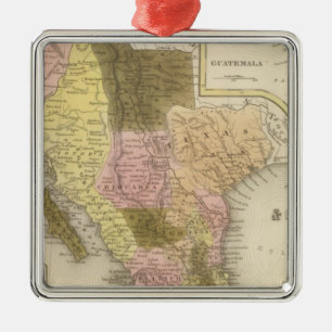 Mexico and Guatemala 5 Metal Ornament
