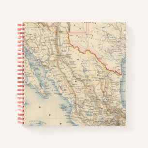 Mexico and Texas Map Notebook
