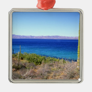 Mexico, Baja California Sur, Mulege, Bahia 2 Metal Ornament