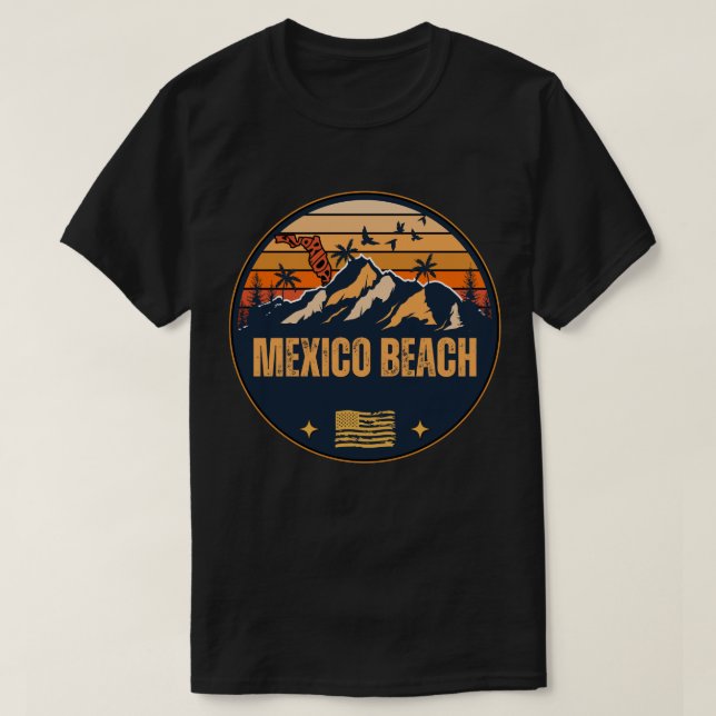 Mexico Beach, Florida  T-Shirt (Design Front)