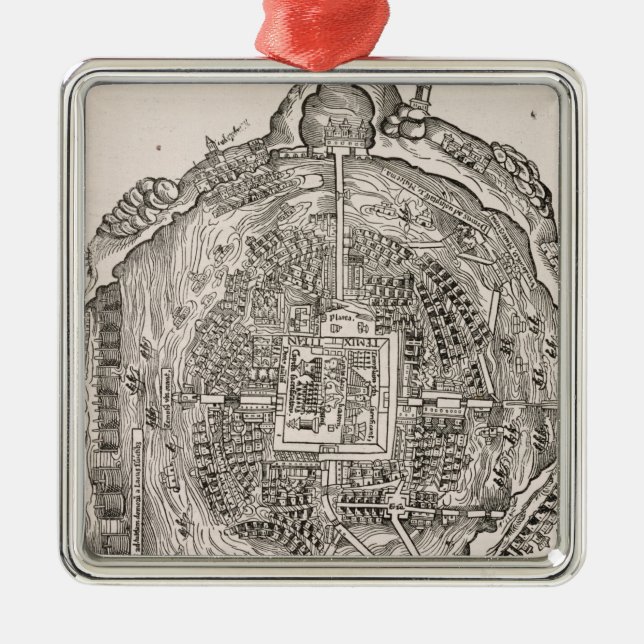 Mexico Before the Conquest Metal Ornament (Front)
