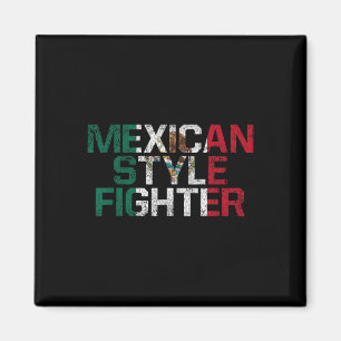 Mexico Boxing Mexican Style Fighter Funny Fight Magnet